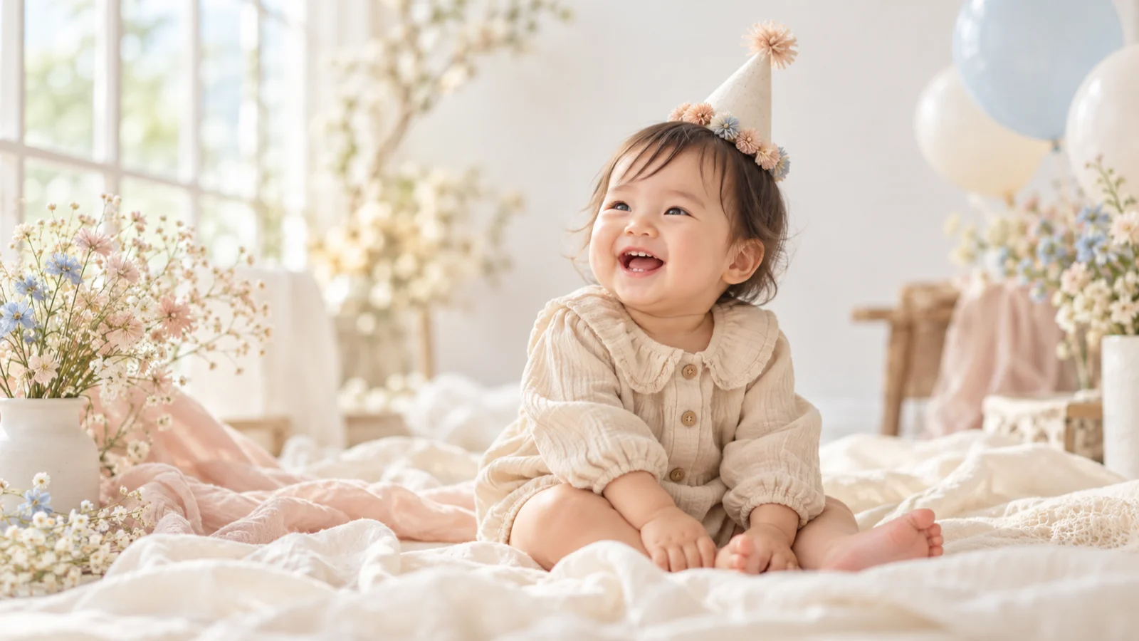 撮影の日、スタジオのテレビで。